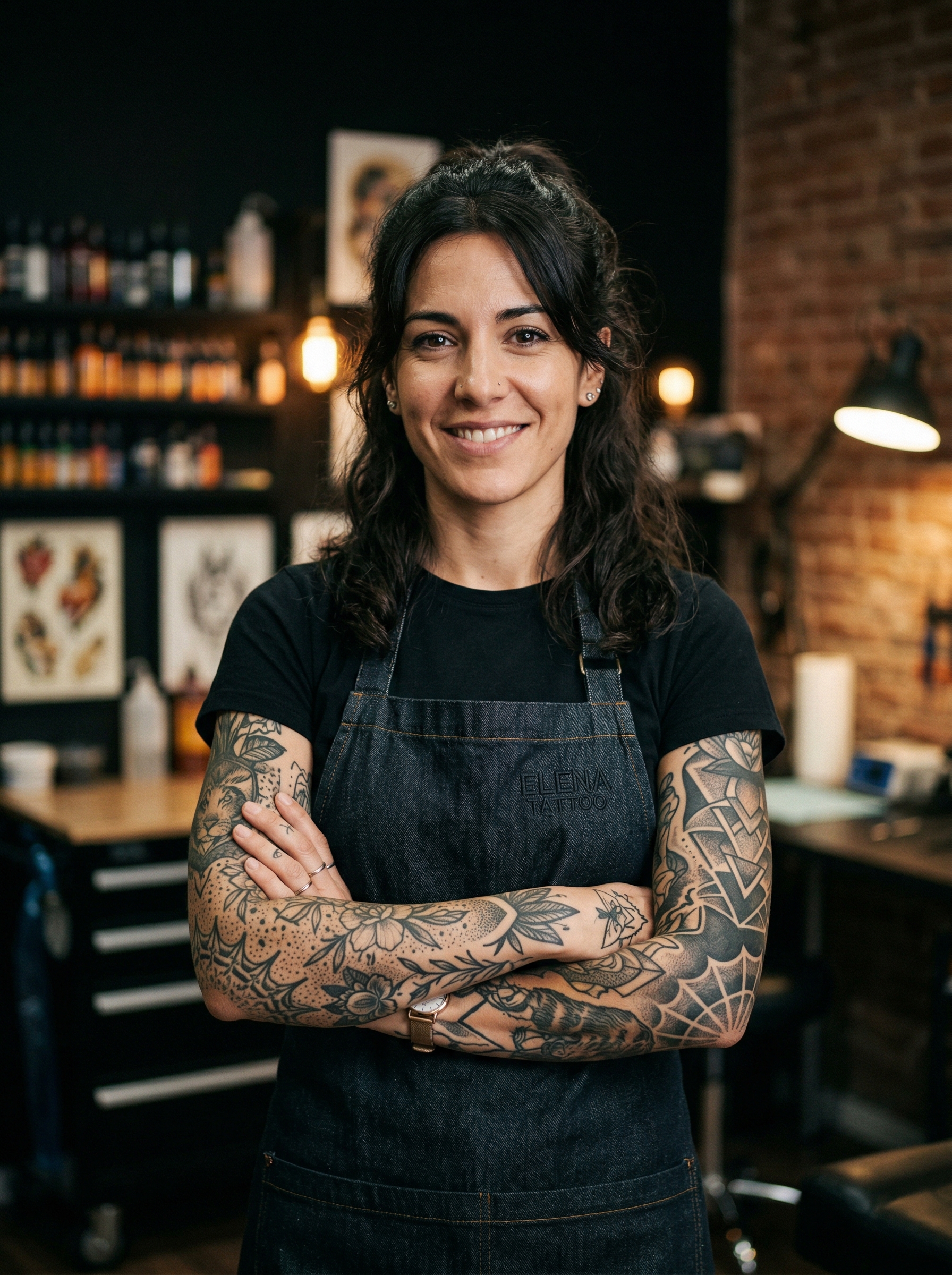 Sofía Ramos, fundadora de Abismo Tattoo